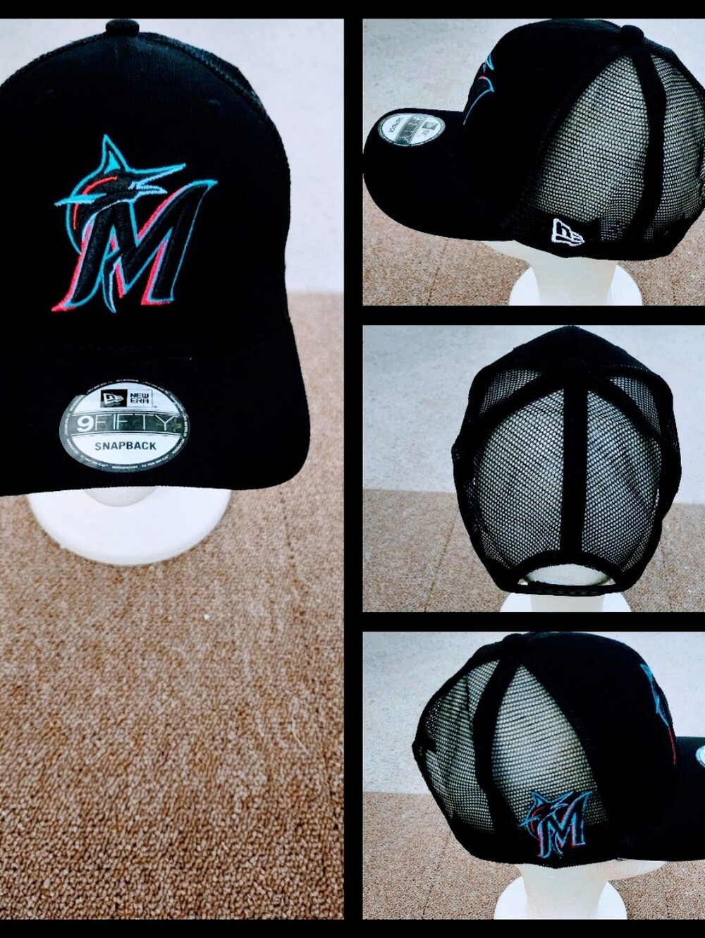 MIAMI MARLINS MLB BASEBALL SNAPBACK HAT.